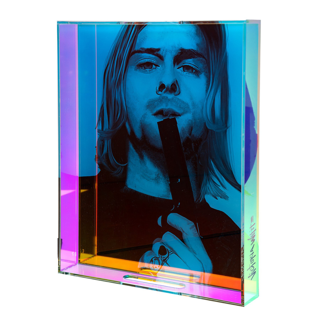kurt cobain iridescent tray