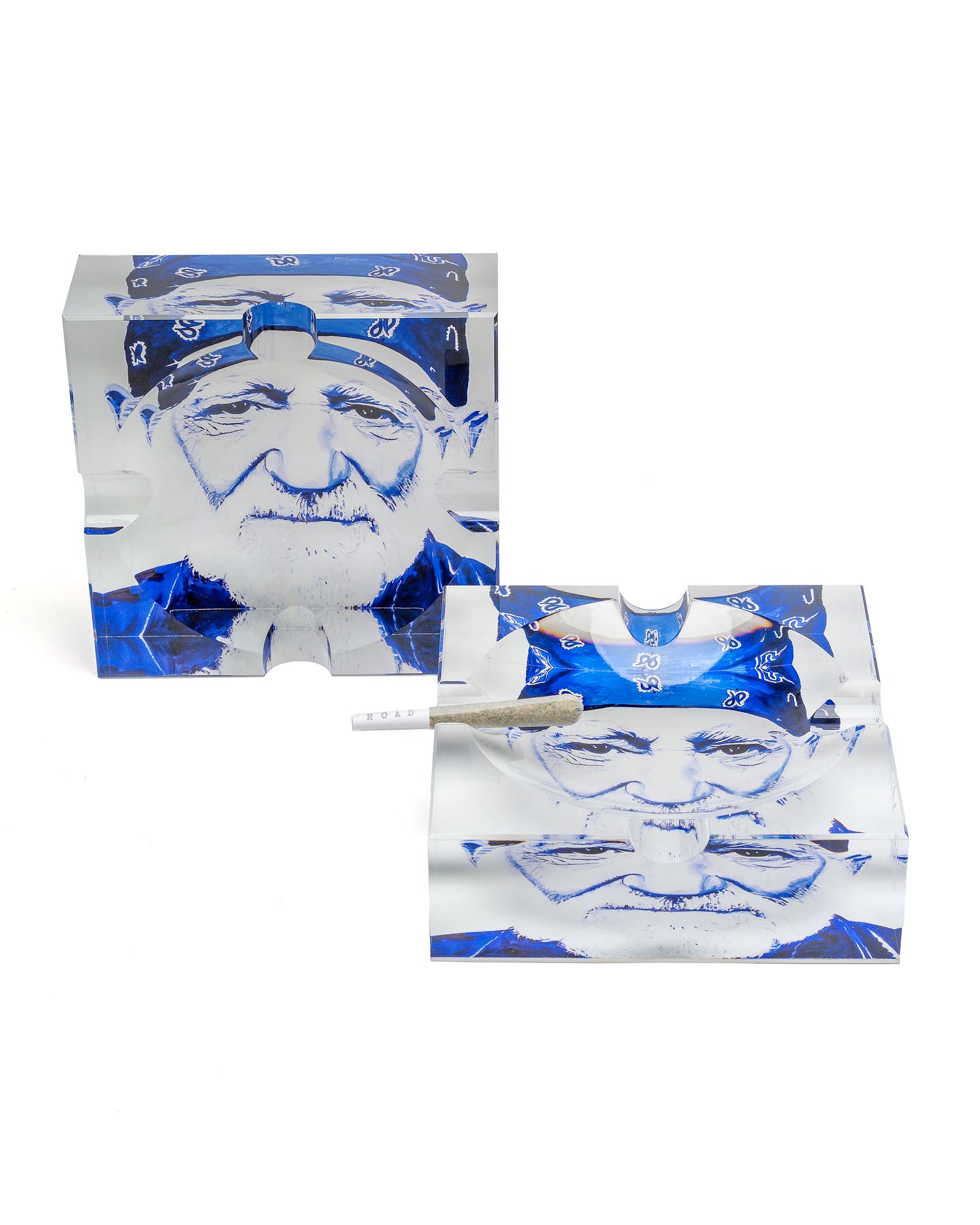 willie nelson crystal ashtray