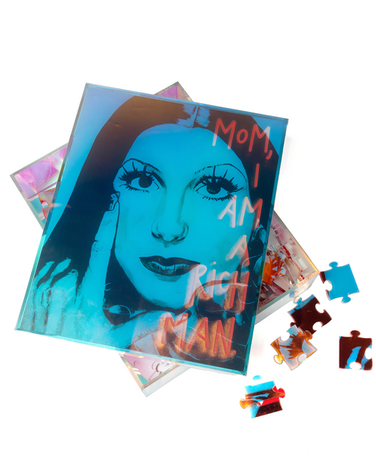 Cher Iridescent Puzzle Box