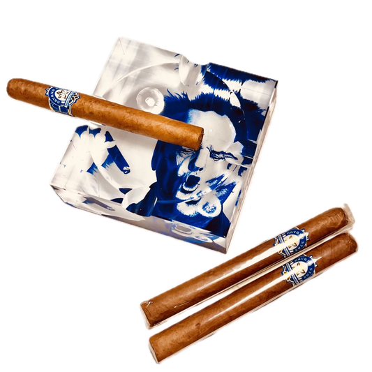 jack crystal ashtray