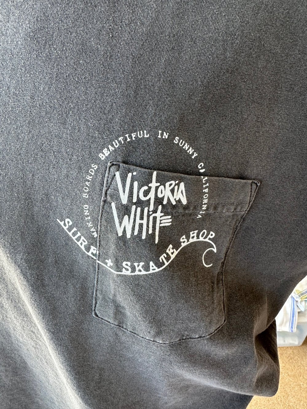 Music is My Religion Adult Pocket Tee- Vintage Black