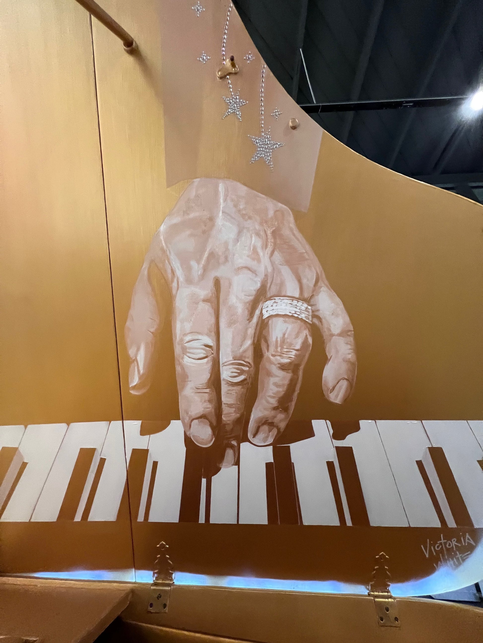 neon elton john piano