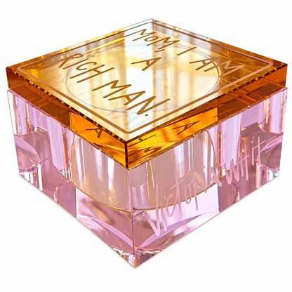 “MOM, I AM A RICH MAN” Cher crystal keepsake box