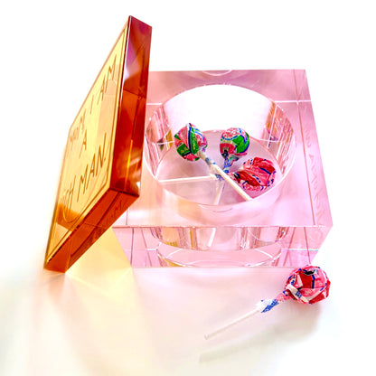 “MOM, I AM A RICH MAN” Cher crystal keepsake box