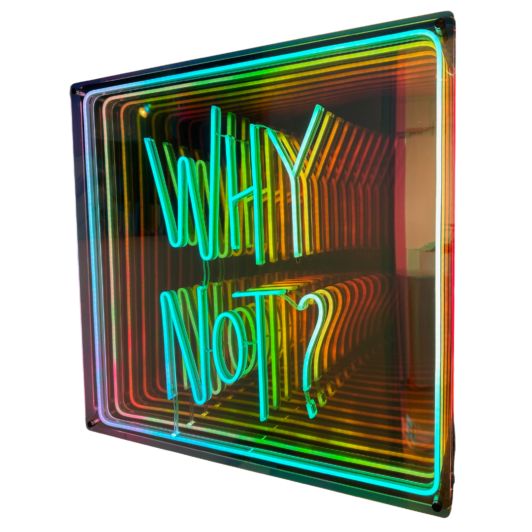 why not neon infinity mirror