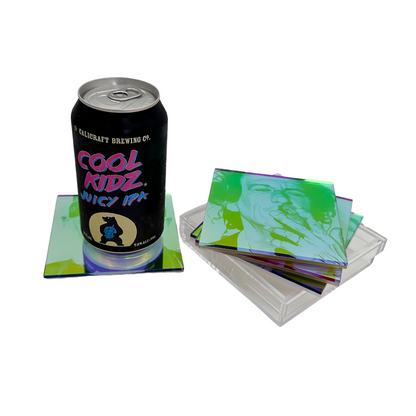 music legends iridescent coaster set