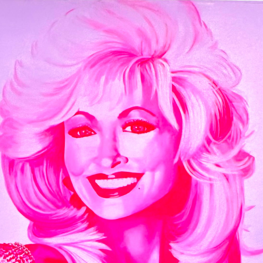 dolly framed print - 20x20" (25x25" framed)