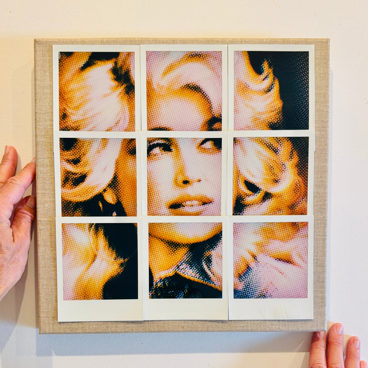 dolly parton mini polaroid collage