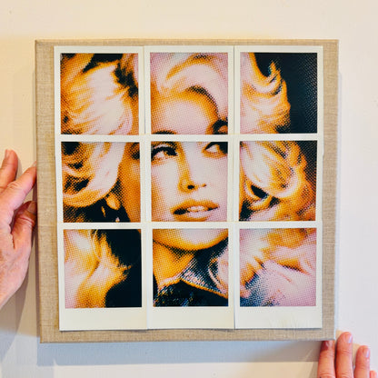 dolly parton mini polaroid collage