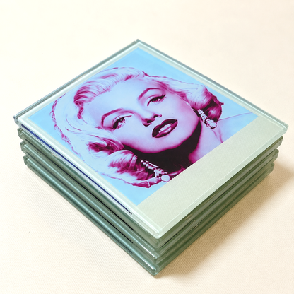 Leading Ladies Polaroid Crystal Coaster Set