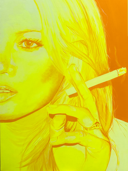 mini legend // kate moss, cigarette