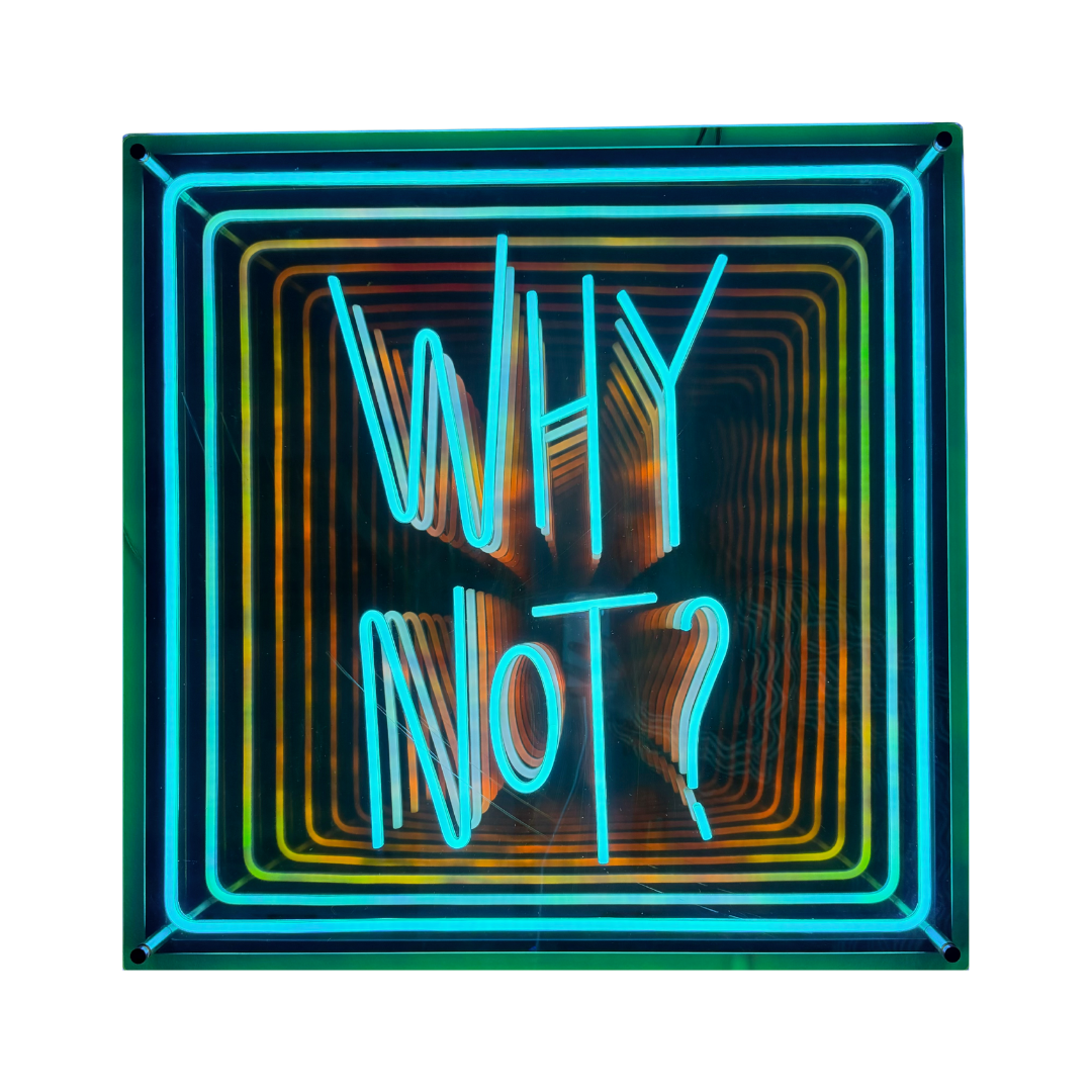 why not neon infinity mirror