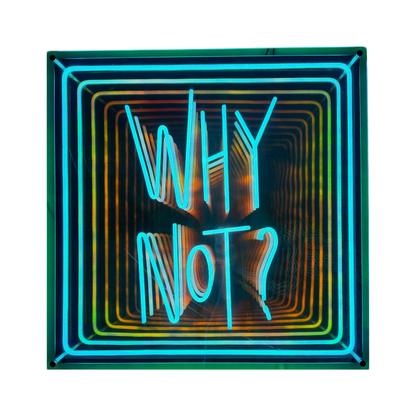 why not neon infinity mirror
