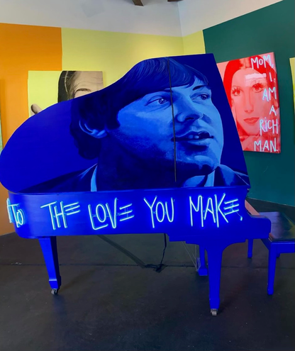 neon sir paul mccartney piano