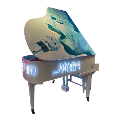 neon freddie mercury piano