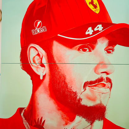 Neon Lewis Hamilton