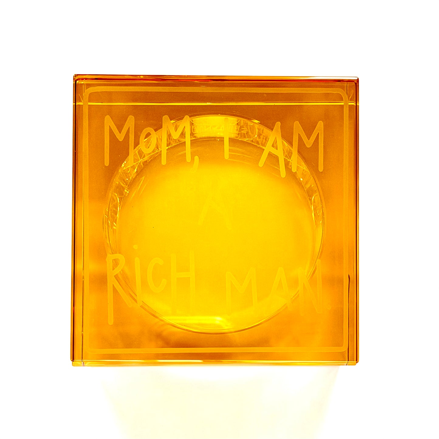 “MOM, I AM A RICH MAN” Cher crystal keepsake box