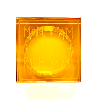 “MOM, I AM A RICH MAN” Cher crystal keepsake box