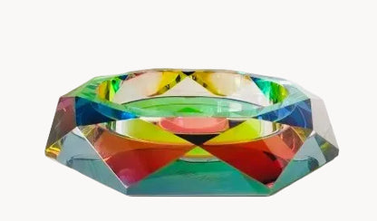 kate moss "why not?"  iridescent crystal bowl