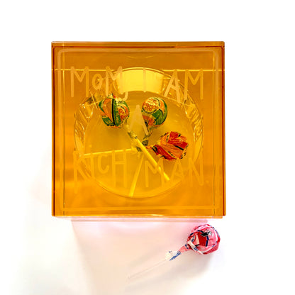 “MOM, I AM A RICH MAN” Cher crystal keepsake box