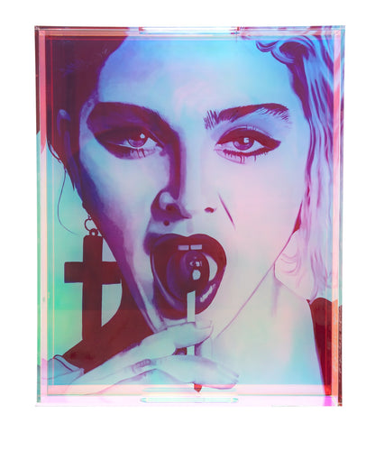 madonna iridescent tray