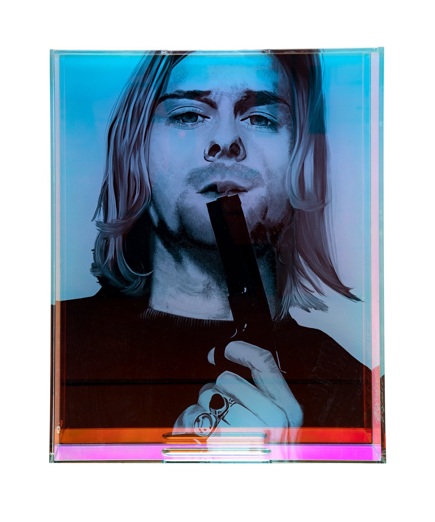 kurt cobain iridescent tray