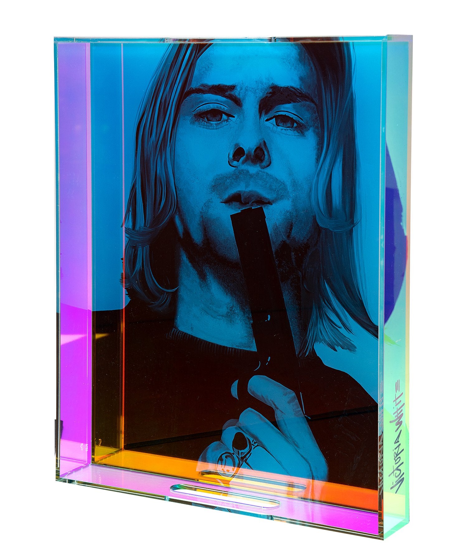 kurt cobain iridescent tray