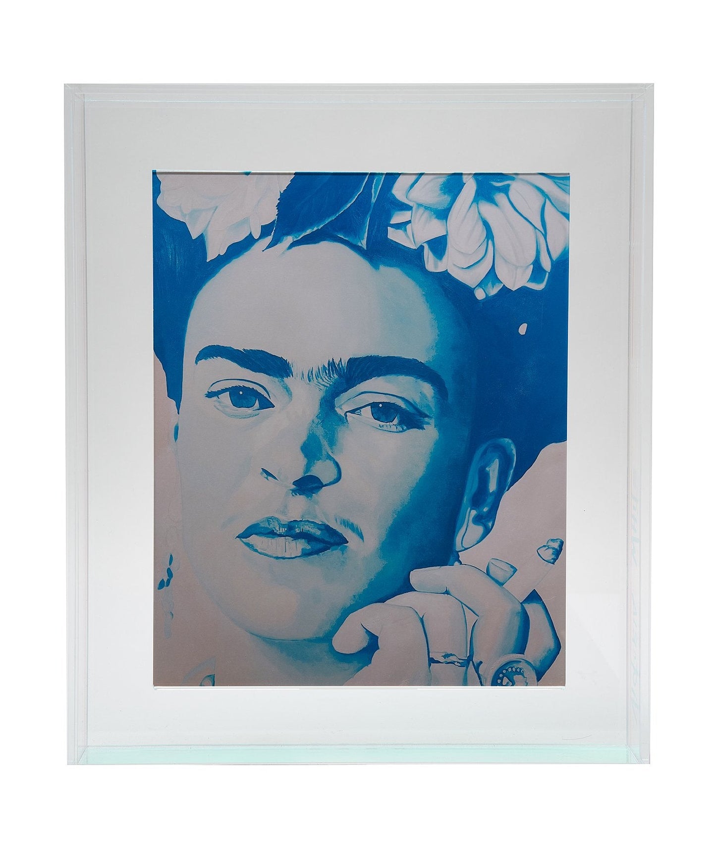 Frida Kahlo Acrylic Floating Frame