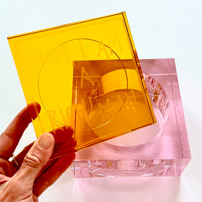 “MOM, I AM A RICH MAN” Cher crystal keepsake box