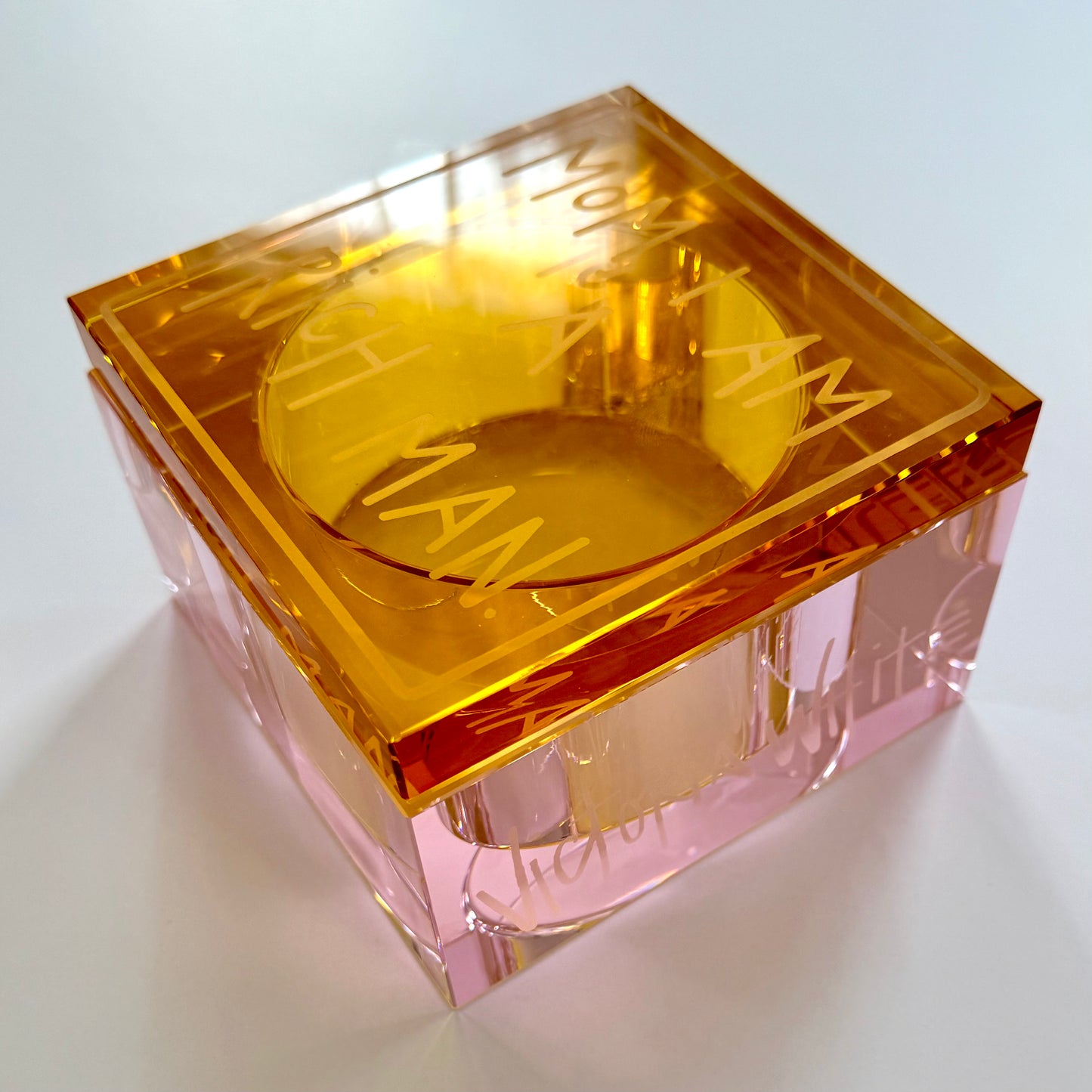 “MOM, I AM A RICH MAN” Cher crystal keepsake box