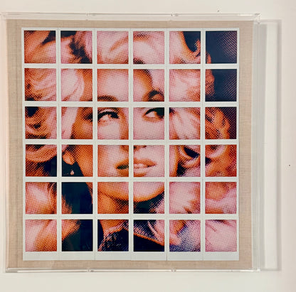 Dolly 24”x24” Polaroid Collage