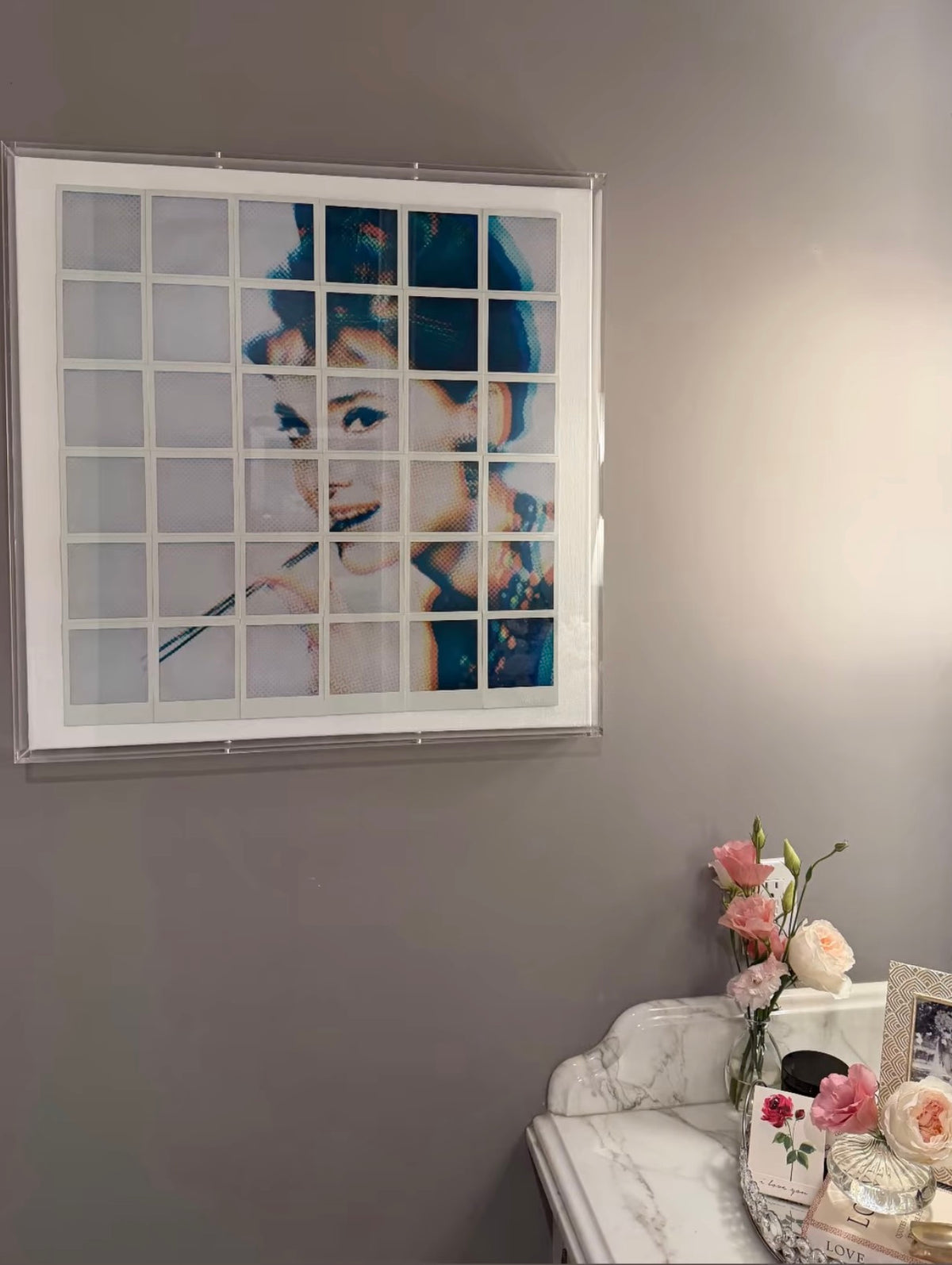 Audrey Hepburn Medium Photo Collage