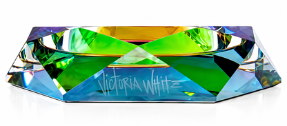 kate moss "why not?"  iridescent crystal bowl