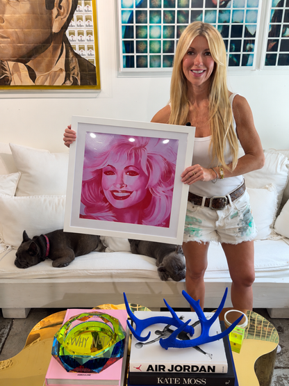 dolly framed print - 20x20" (25x25" framed)