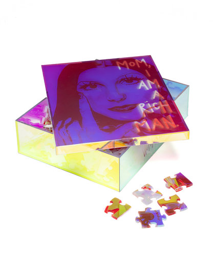 Cher Iridescent Puzzle Box