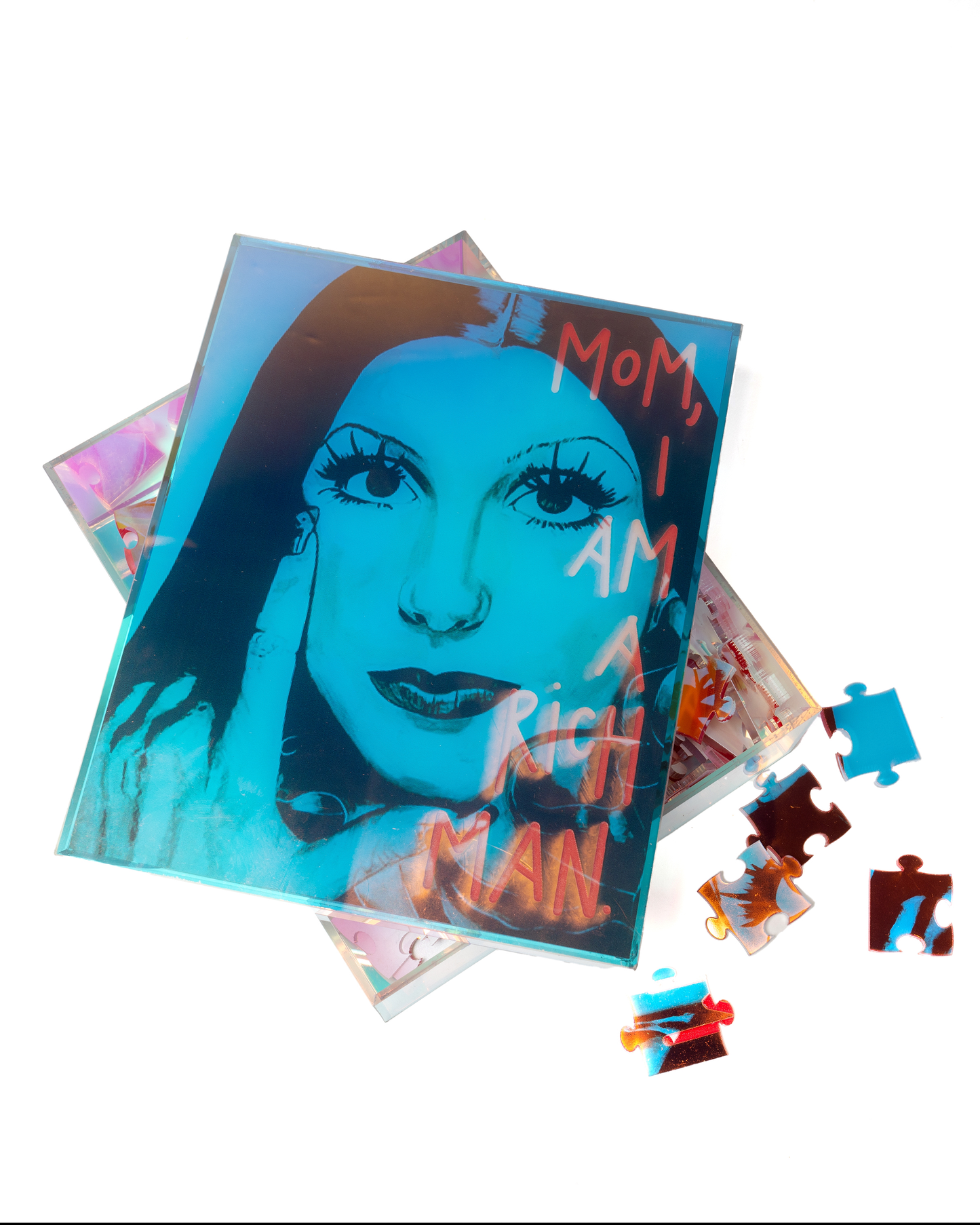 Cher Iridescent Puzzle Box