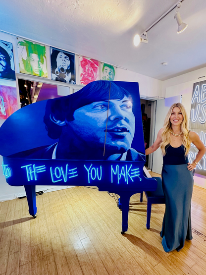neon sir paul mccartney piano