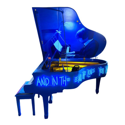 neon sir paul mccartney piano
