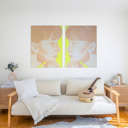 audrey hepburn, mirrors