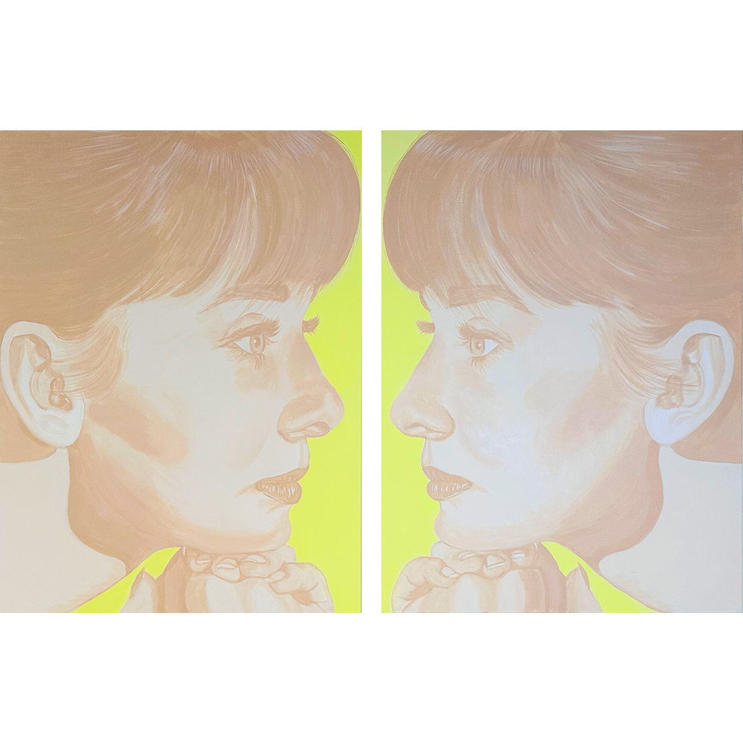 audrey hepburn, mirrors