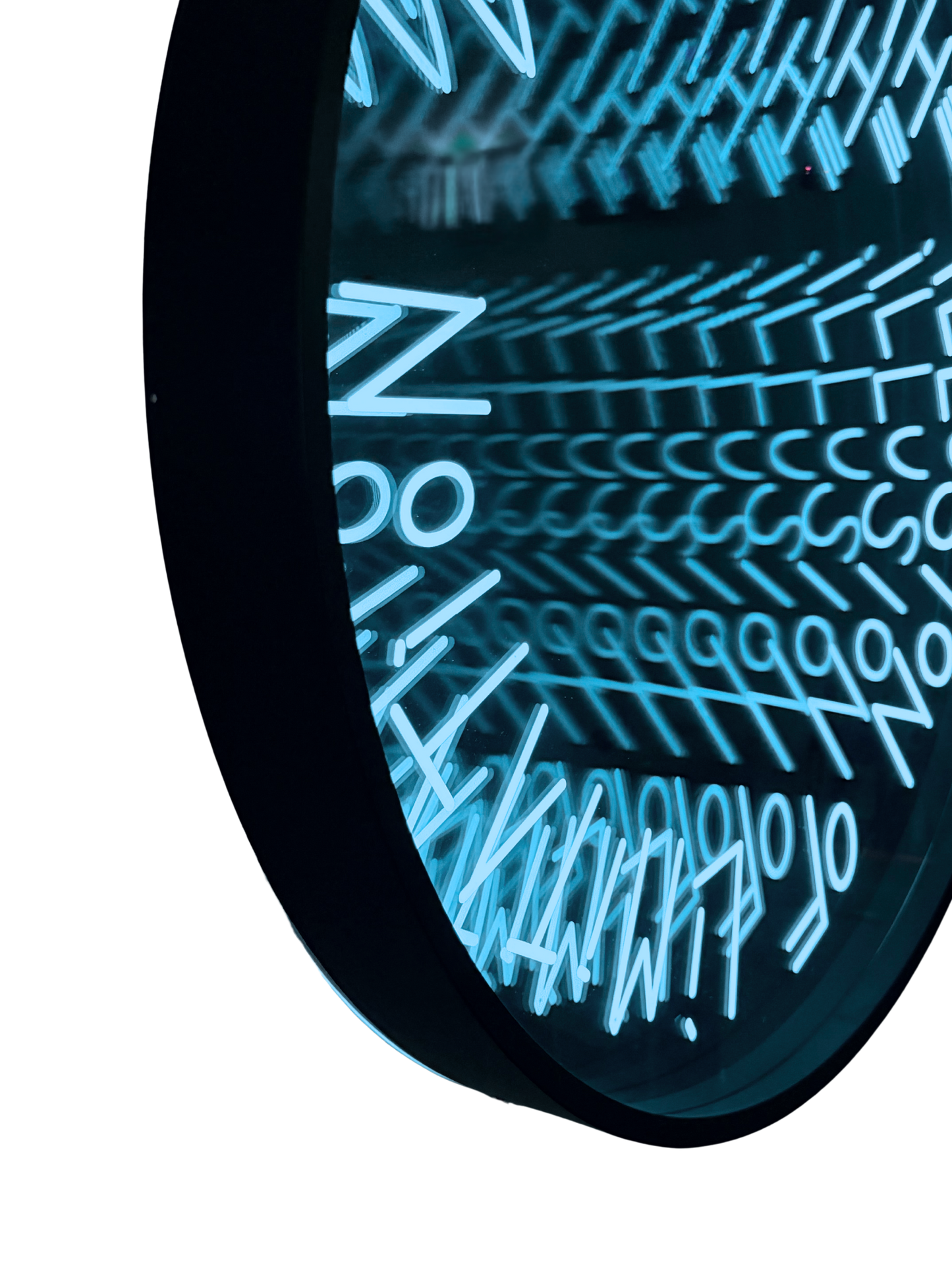 dissolve illusion neon infinity mirror