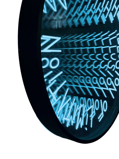 dissolve illusion neon infinity mirror