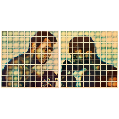 Muhamad Ali vs Joe Frazier Photo Collage