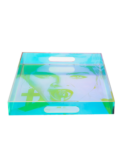 madonna iridescent tray
