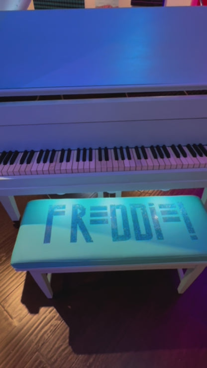 neon freddie mercury piano